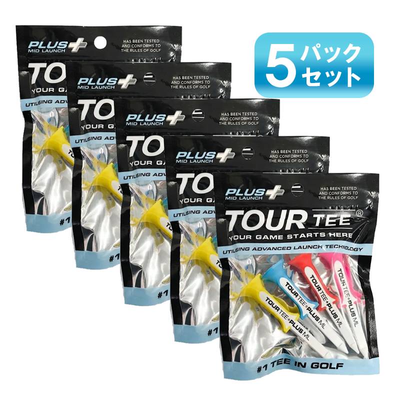 【5パックセット】LITE TOUR TEE PLUS MID LAUNCH ツアーティー プラス ミドル ランチ 73mm 使いやすい 初心者 ミッド 大人気プラスの後継 2026年 ユニ USGAR&Aルール適合