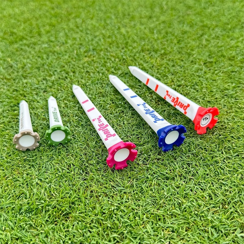 DRIVE TEE STAR MIX ドライブティー スター ミックス 5本入り ゴルフ ティー R&A USGA ルール適合 花びら型 低摩擦 飛距離アップ 高耐久 乗せやすい コンペ