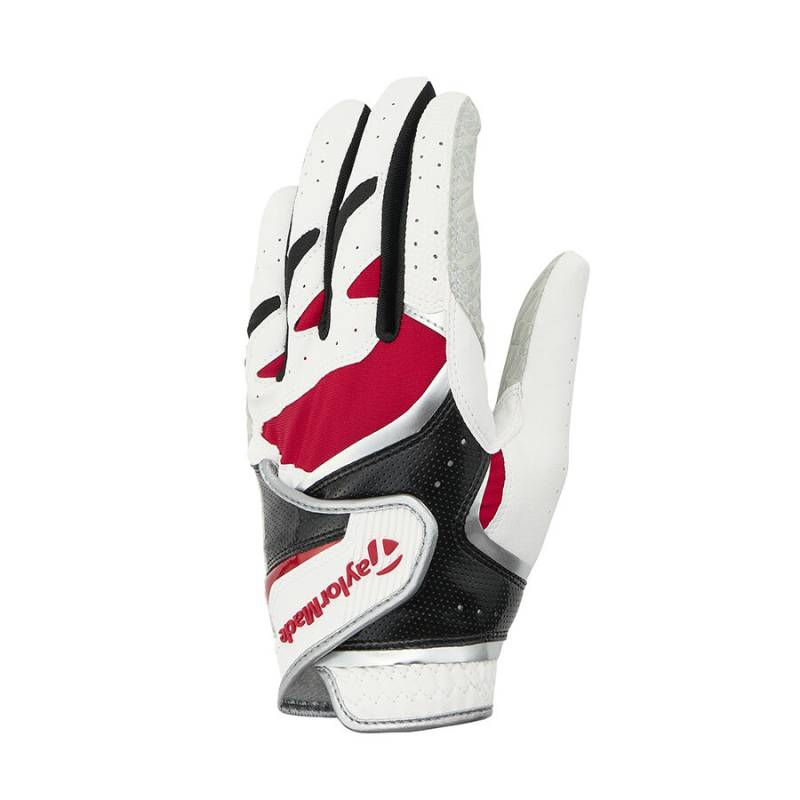テーラーメイド ゴルフグローブ インタークロス 7.0 TL931 ホワイト×レッド 日本正規品 メンズ グローブ TaylorMade Golf