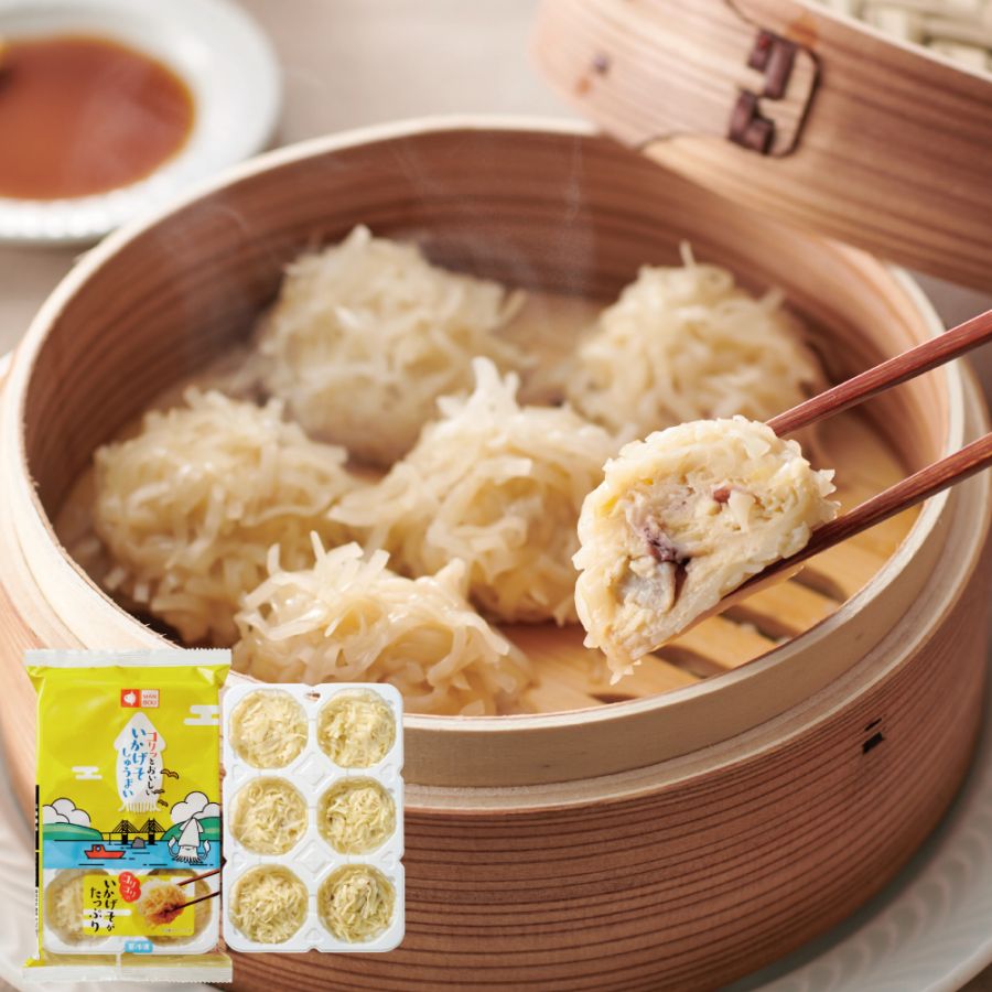 ★第2回ご当地冷凍食品大賞【銅賞】受賞★【オンラインショップ限定】【パックのまま簡単調理！】いかげそしゅうまい1袋(8838)【冷凍】【単品のし・メッセージカード不可】