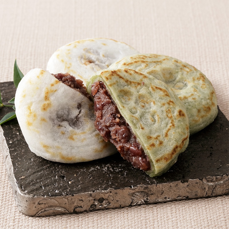 【お届けは8月15日迄】【萬坊×茶房きくち】梅ヶ枝餅二色セット(SG-150)/母の日・父の日ギフトおすすめ!