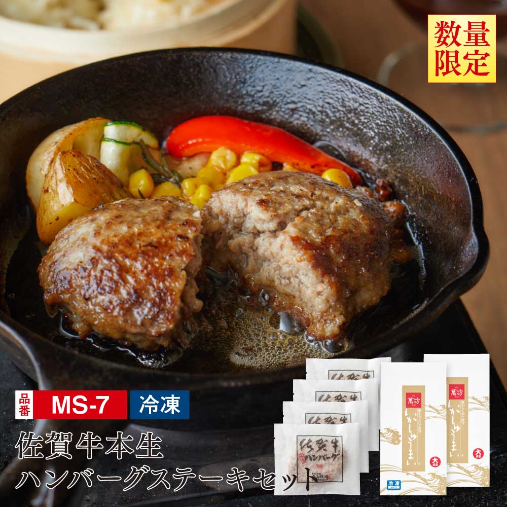 【中山牧場×萬坊】 佐賀牛本生ハンバーグステーキセット【冷凍】/九州逸品探訪