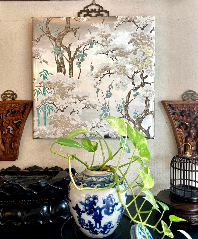 値下！中国家具 宝石棚 花鳥画　シノワズリ家具 Yahoo!オークション - 中国家具花鳥図キャビネット シノワズリ 飾り棚