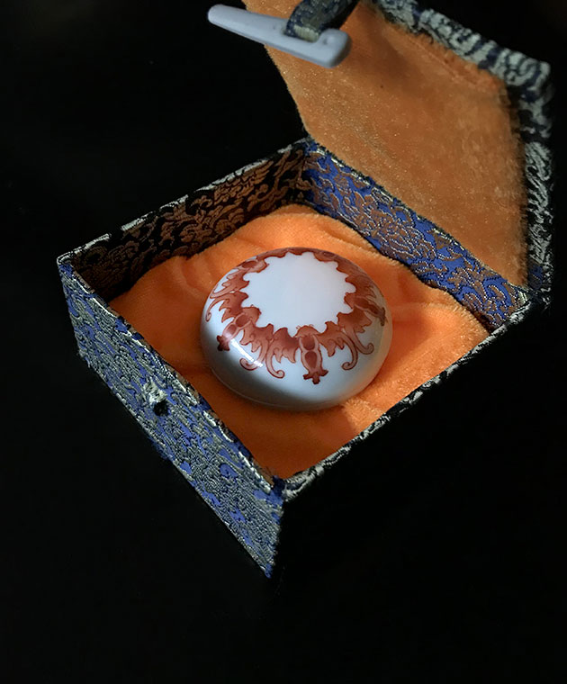 古伊万里　蝙蝠紋　シノワズリ　蓋付き鉢 古伊万里 蝙蝠紋 シノワズリ 蓋付き鉢