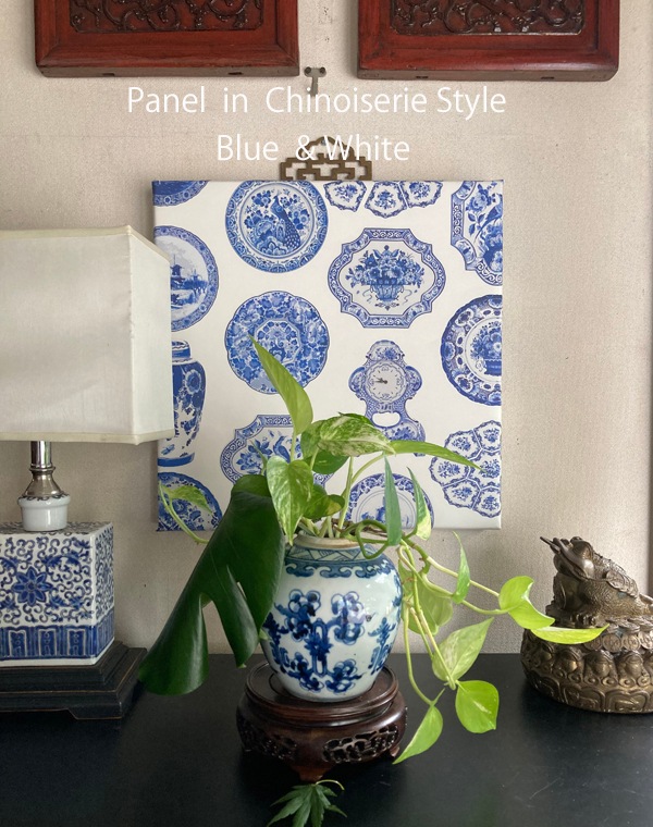 ��Ļ����Υ��Υ梁�꡼�ѥͥ� �ԥ֥롼���ۥ磻�ȡա�|�����Υ梁�ꡡ���Υ梁�꡼��chinoiserie���ޥ�����mandarin