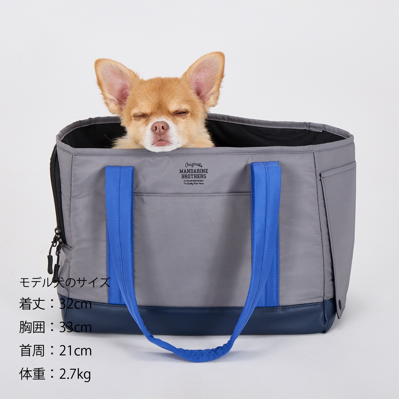 CUSHION MINI BAG | CARRY BAG | 犬服 MANDARINE BROTHERS マンダリン