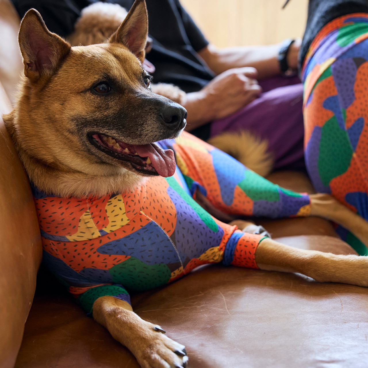 SKIN TIGHT SUIT MULTI PRINT