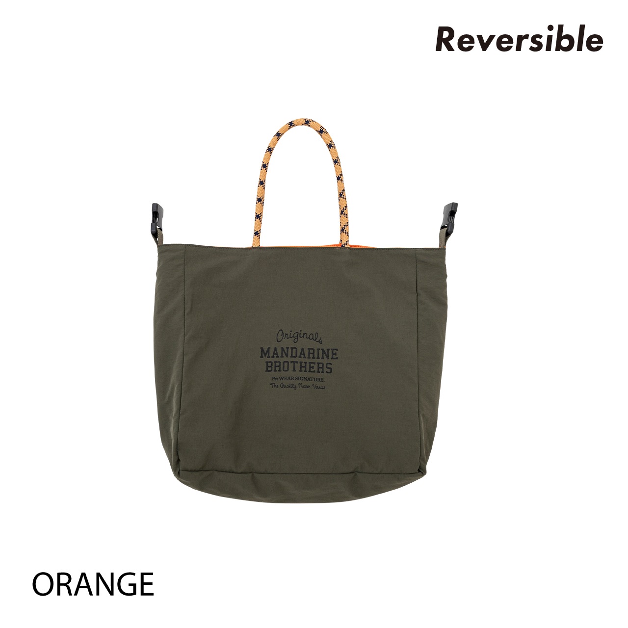 REVERSIBLE 3WAY TOTE | ACCESSARY | 犬服 MANDARINE BROTHERS