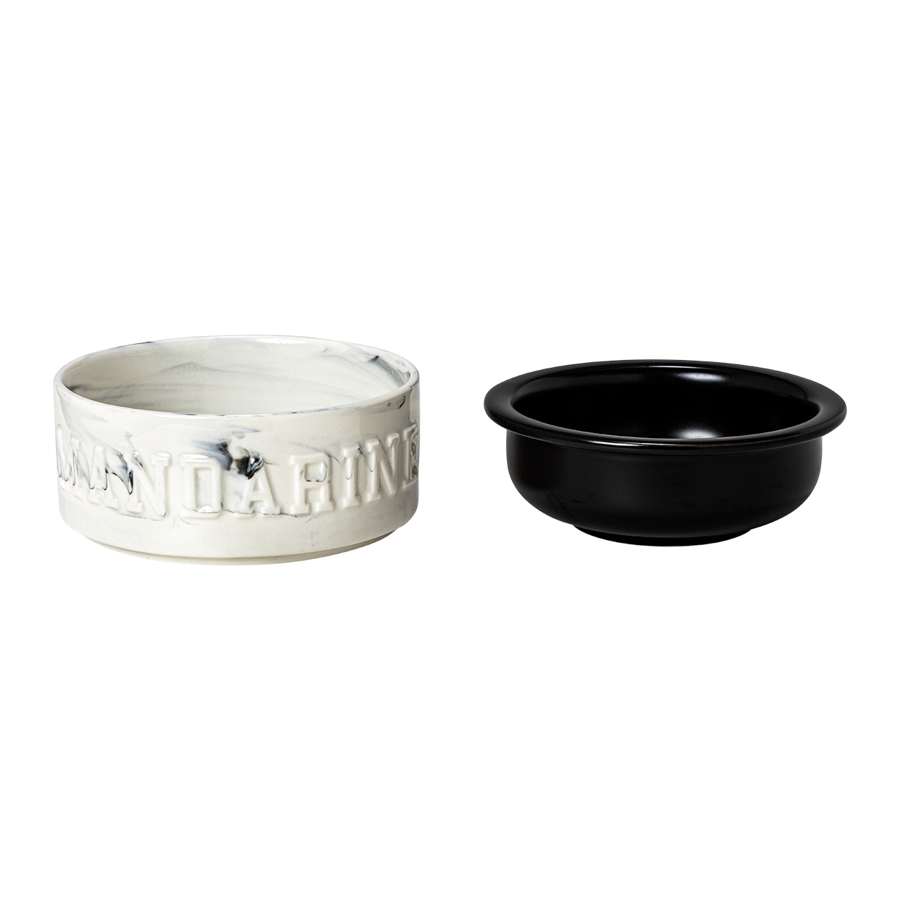 MARBLE COMBINATION BOWLS | ACCESSARY | 犬服 MANDARINE