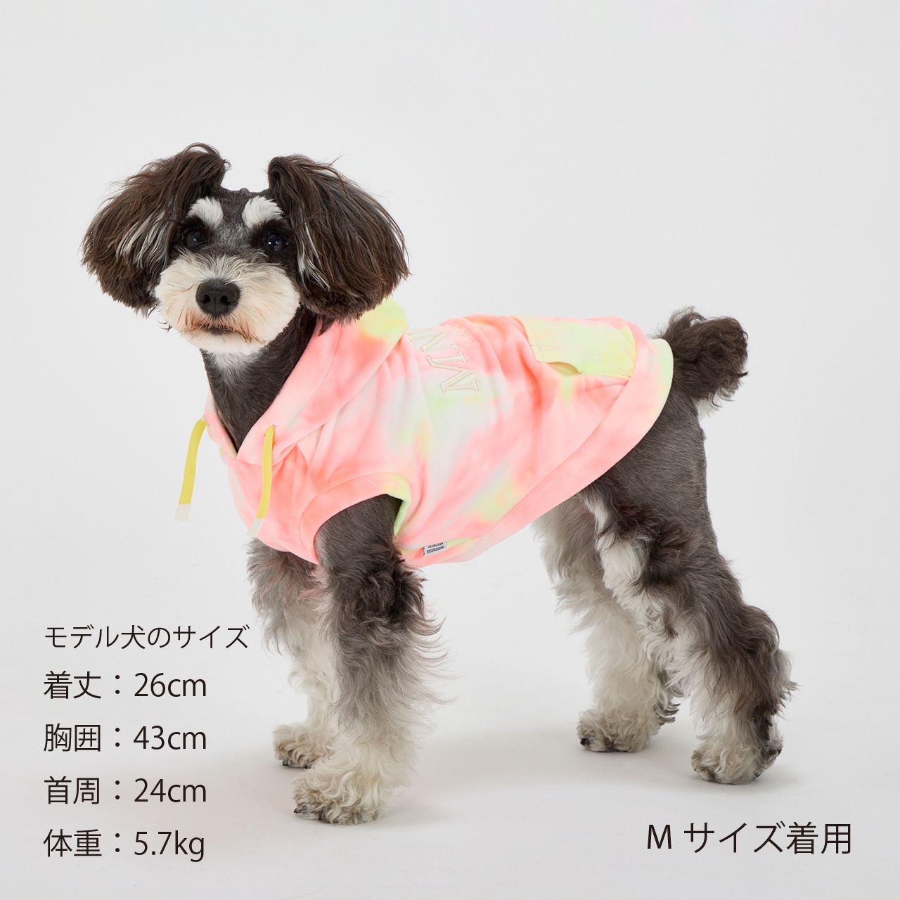 TaniWina 犬用ダウンジャケット ピンク・ラベンダー 2色セット　XXS TIE-DYE HOODIE | CATEGORY | 犬服 MANDARINE BROTHERS マンダリン