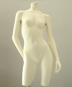 レディス・モードトルソー(7号・肌色)　マネキン レディス・モードトルソー(7号・アイボリー)