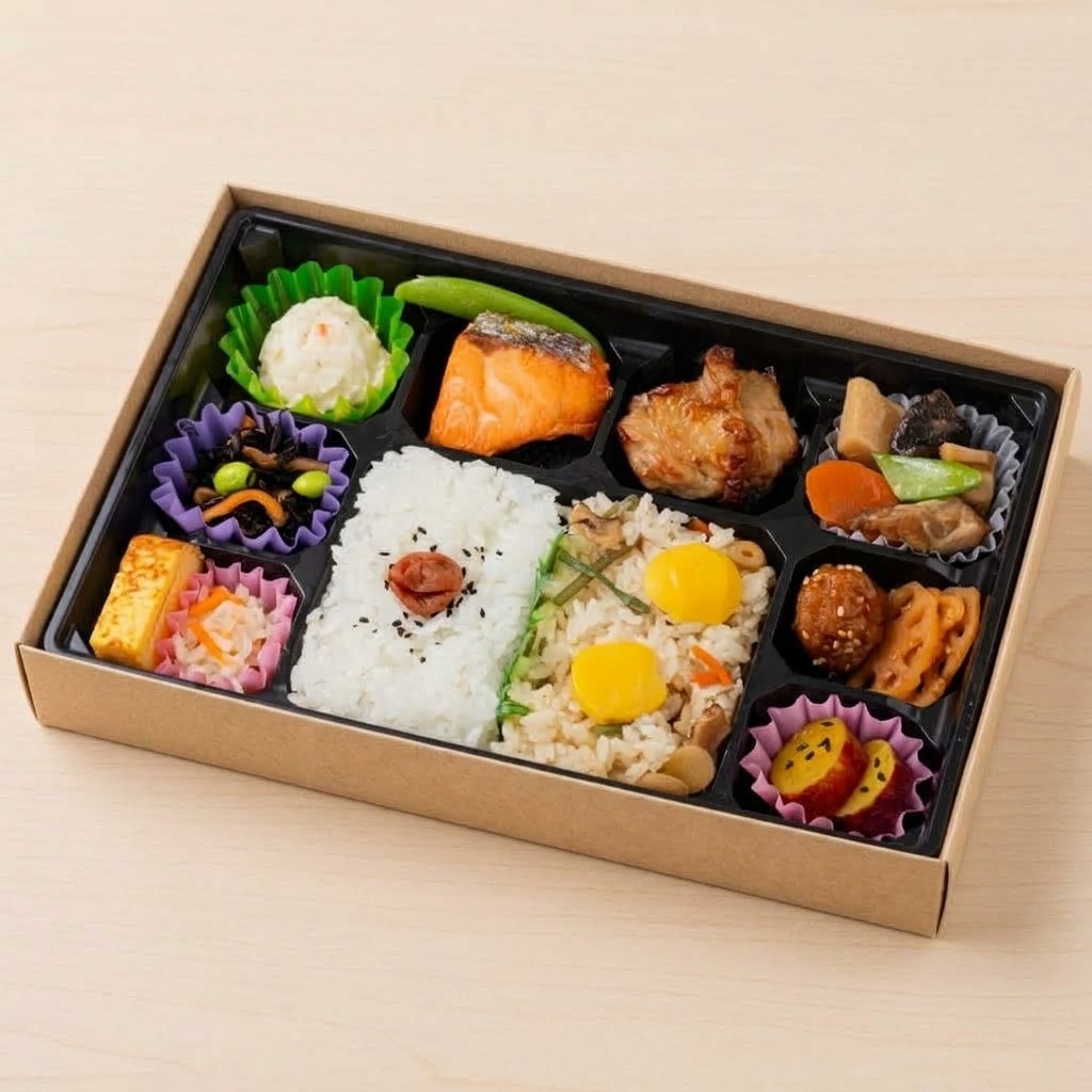 秋の栗ご飯幕の内（紙パックお茶付き）