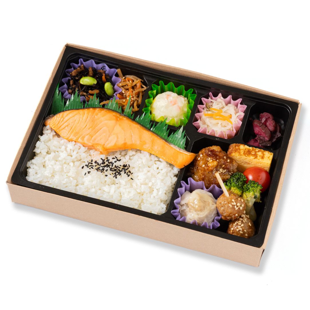 厚切り銀鮭の幕の内