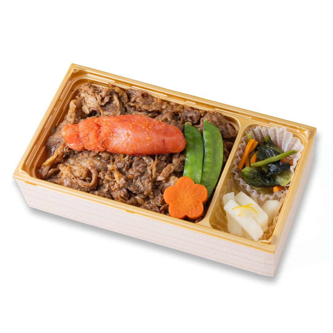 天草産黒毛和牛 明太すき焼き重