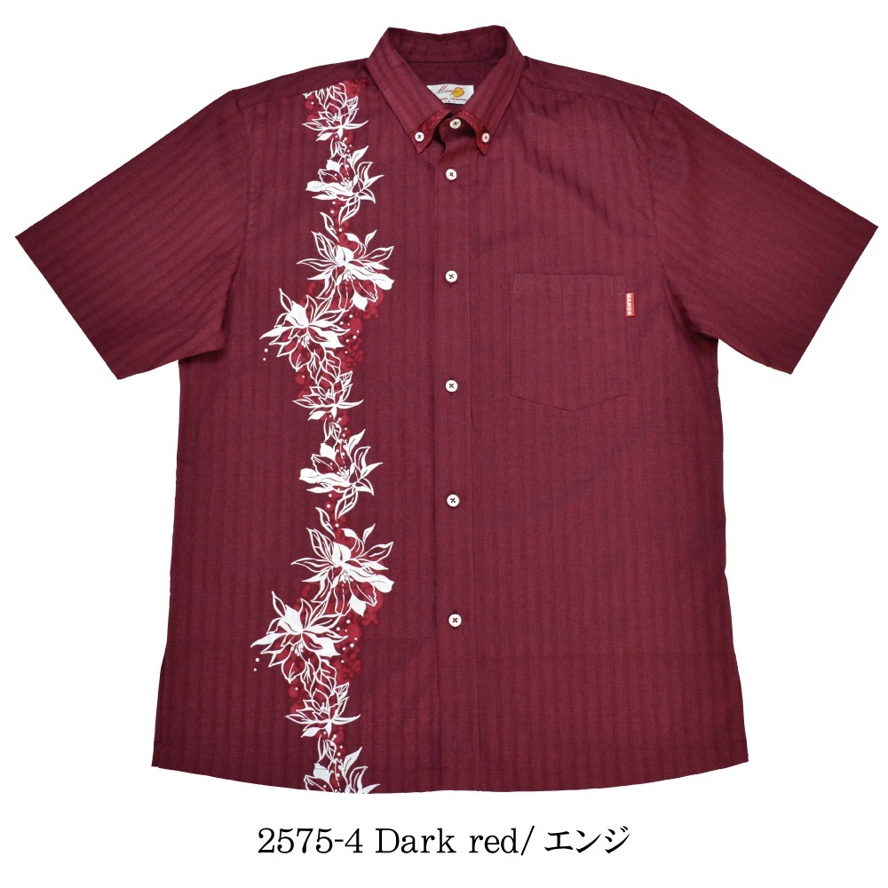 メンズ トランジェントフラワー ボタンダウン（ビジネスフィット）