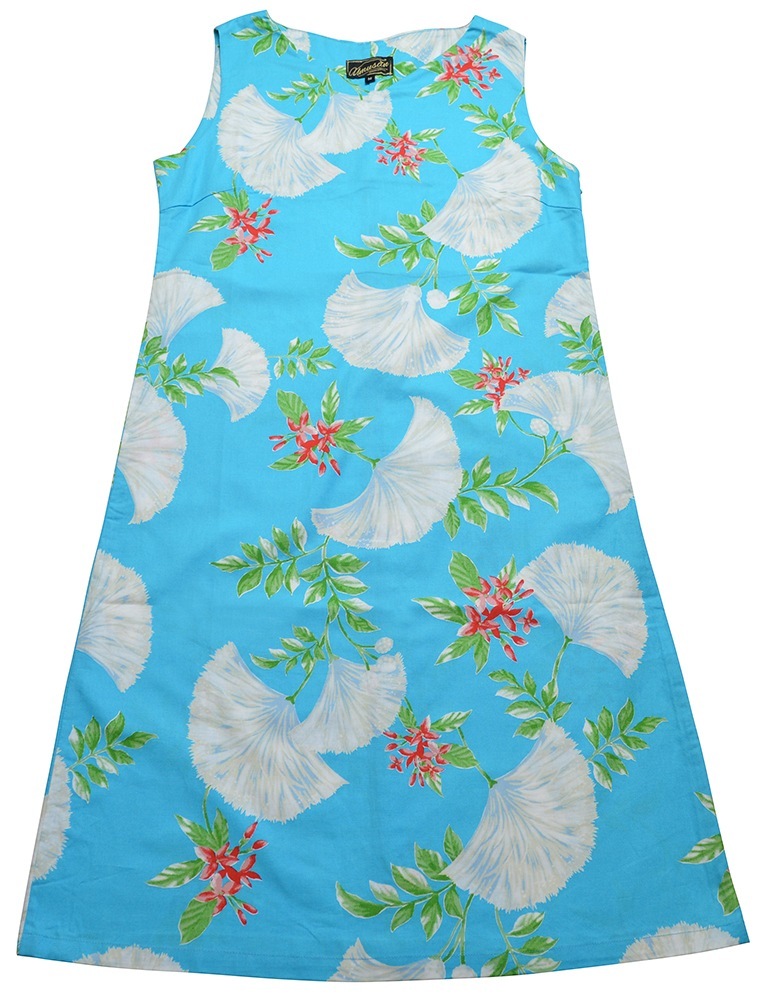 かりゆしワンピース ティンク&ベール VネックAライン ノースリーブ レディース