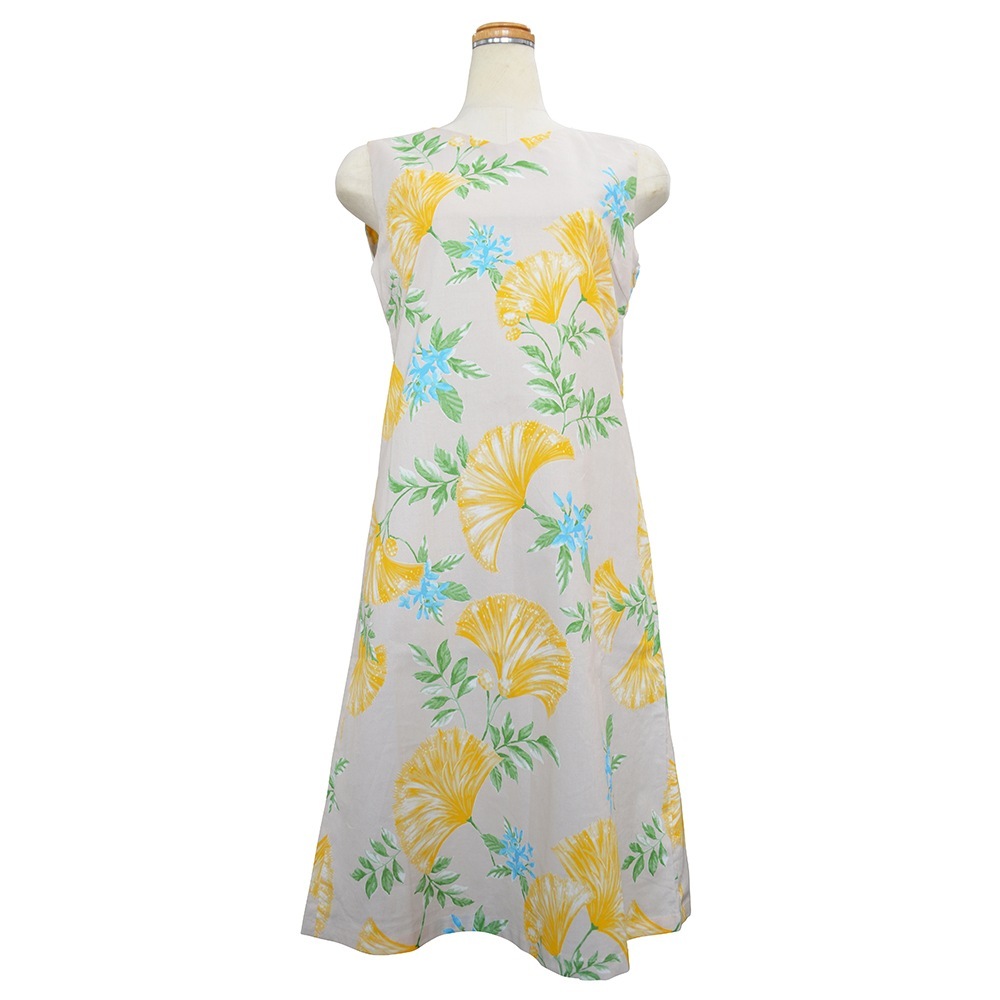 かりゆしワンピース ティンク&ベール VネックAライン ノースリーブ レディース