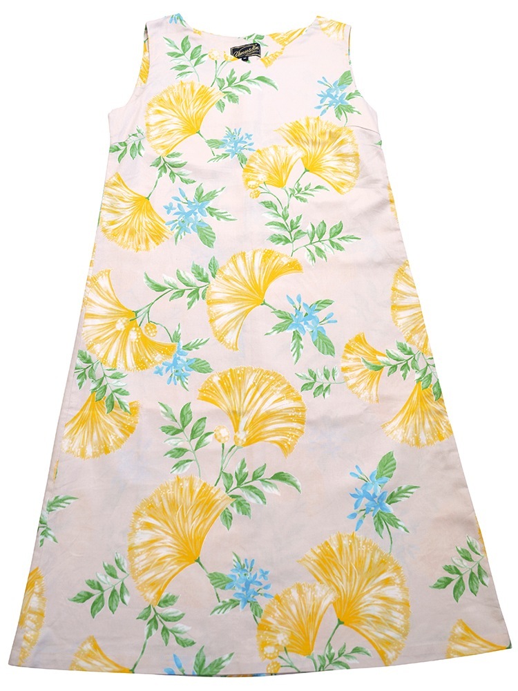 かりゆしワンピース ティンク&ベール VネックAライン ノースリーブ レディース