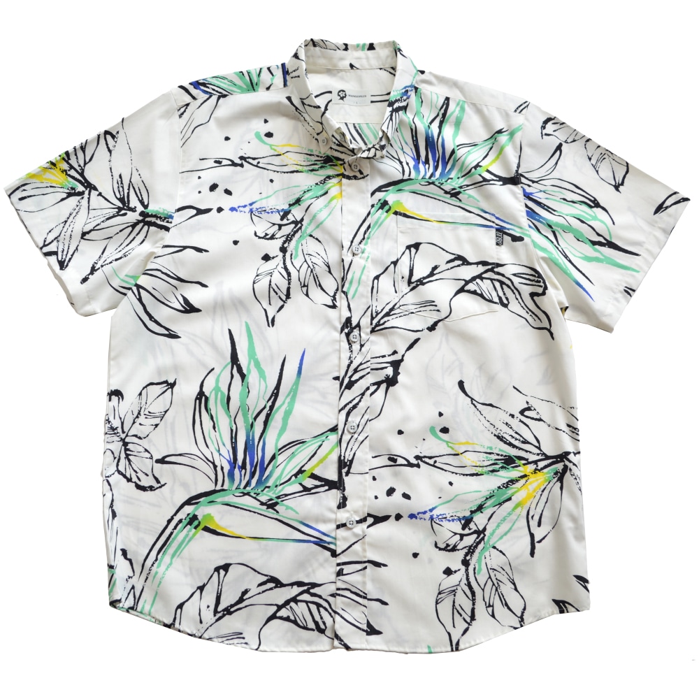 【2026年新作】かりゆしウェア かりゆし メンズ ルミナスストレーチア ボタンダウン レギュラーフィット MANGOPLUS マンゴプラス メンズ アロハシャツ 結婚式 ウェディング 結婚 プレゼント ギフト