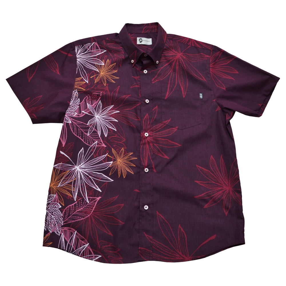 2026年新作】かりゆしウェア かりゆし メンズ リーフボーダーサイド