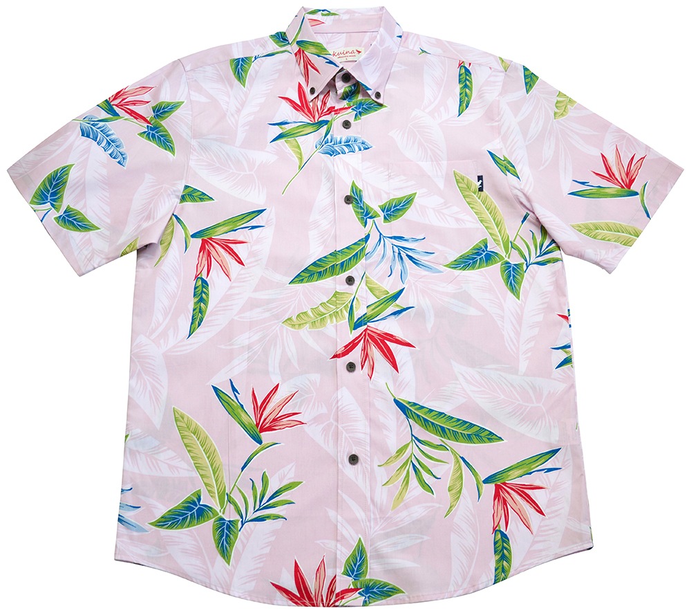 メンズ ディアストレーチア ボタンダウン（ビジネスフィット） | (メンズ KUINA クイナ かりゆし アロハシャツ)