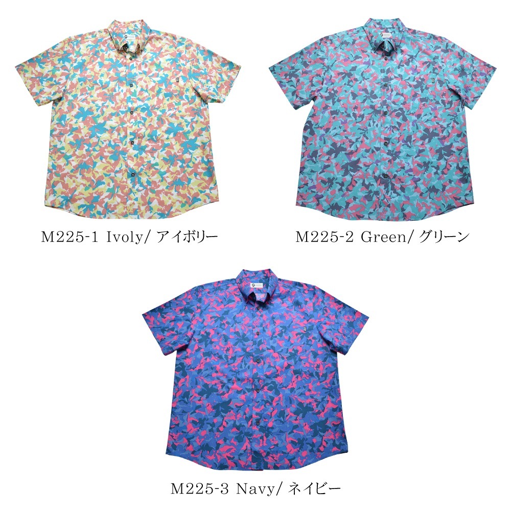 かりゆしウェア かりゆし メンズ アナーキーハイビ ボタンダウン レギュラーフィット MANGOPLUS マンゴプラス メンズ 沖縄 アロハシャツ 結婚式 ウェディング 結婚 プレゼント ギフト