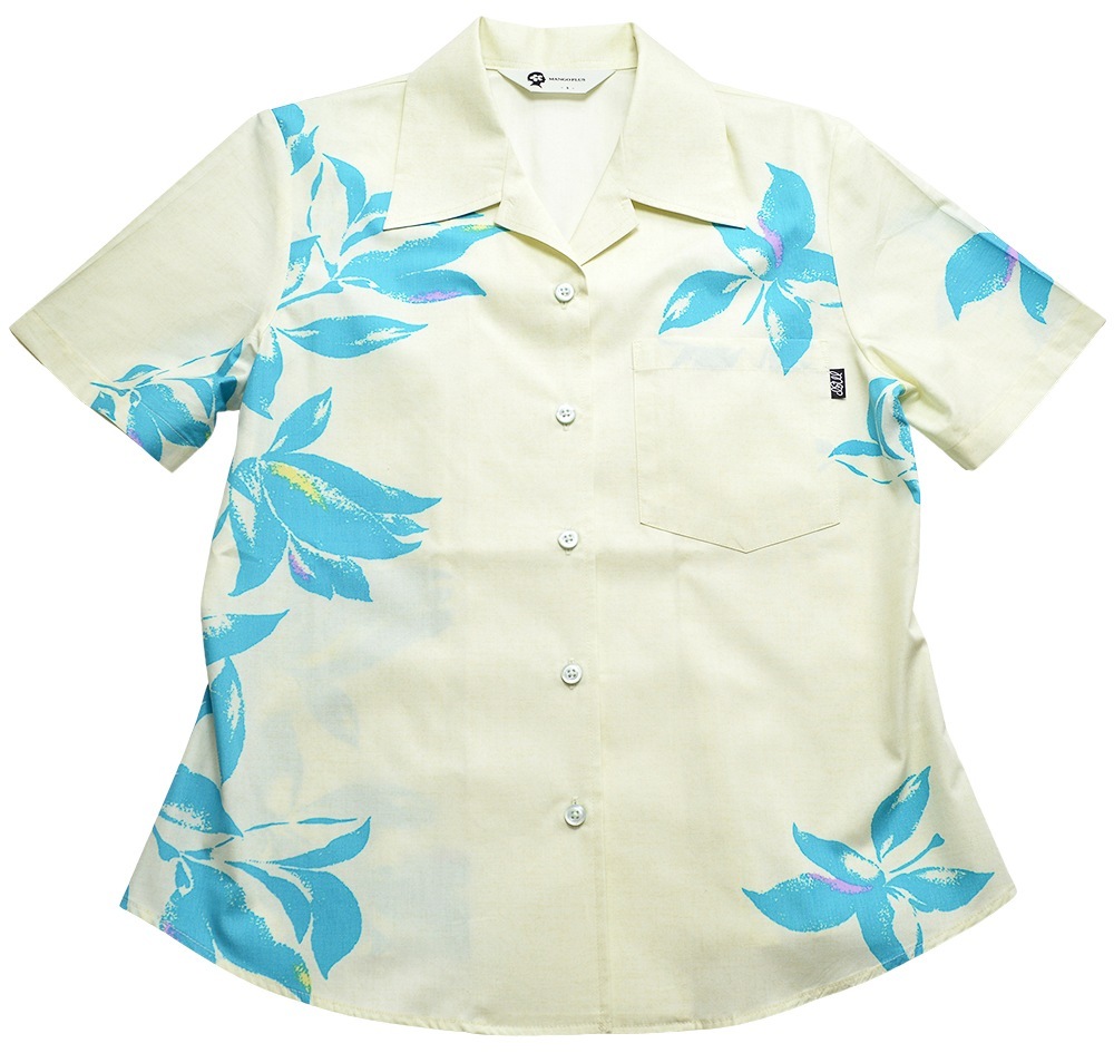 かりゆしウェア かりゆし レディース シェードフラワー オープンシャツ MANGOPLUS マンゴプラス レディース 沖縄 アロハシャツ 結婚式 ウェディング 結婚 プレゼント ギフト