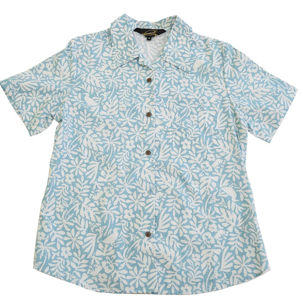 レディース アロハシャツ ス クイナリーフ オープンシャツ Quina Reaf 沖縄