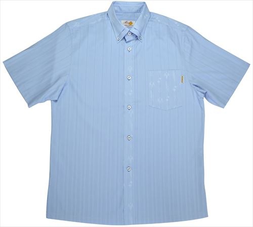 メンズ 小柄かすり ボタンダウン（ビジネスフィット）