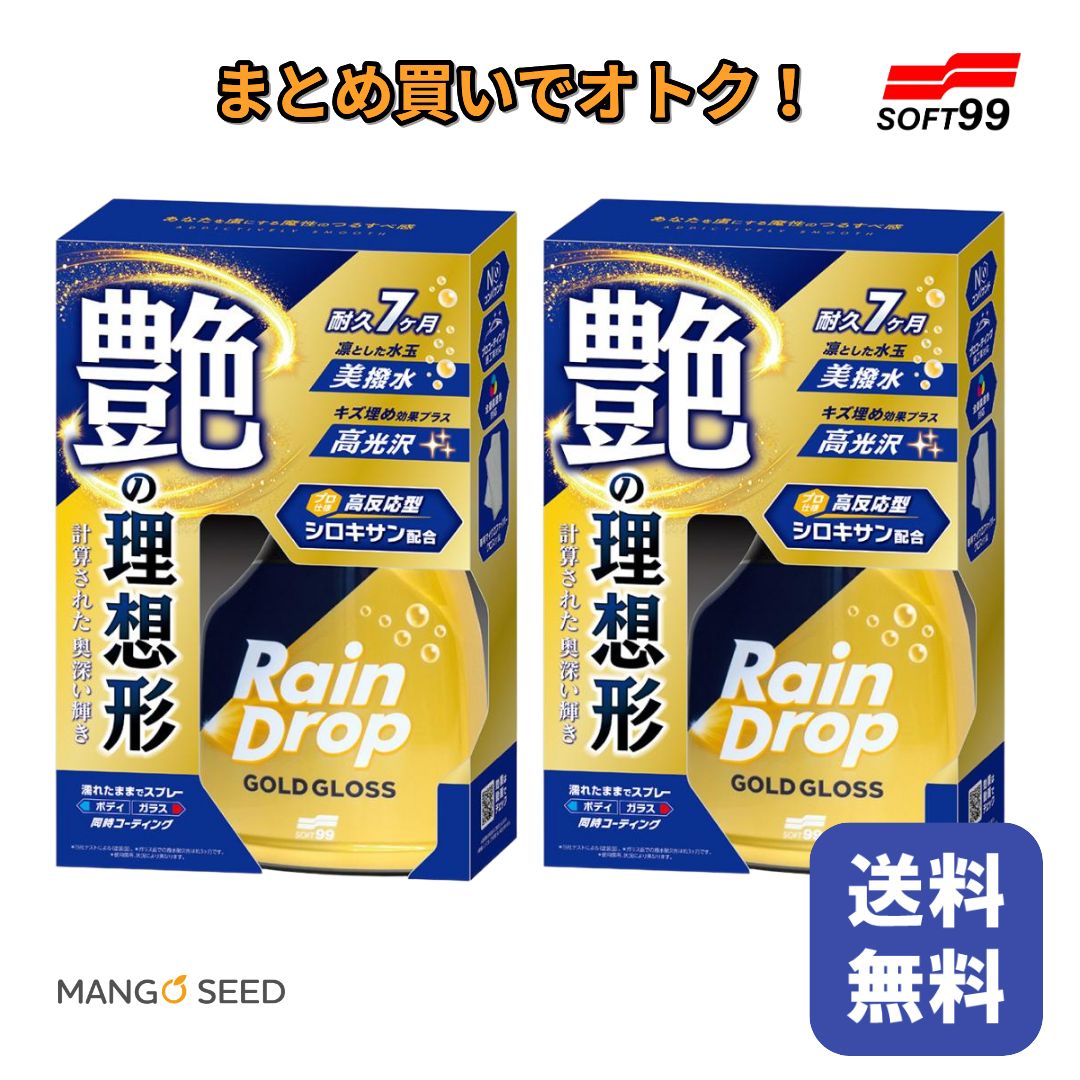 レインドロップ ゴールドグロス 2個