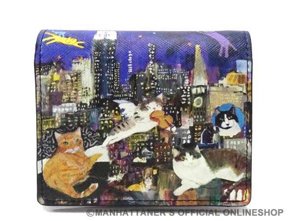 マンハッタナーズの折財布 ライブリーパース 二つ折りパース中