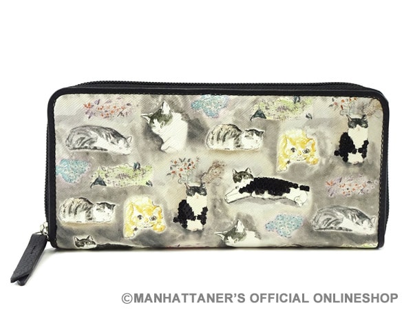 星影パース ラウンドファスナー長財布 「鈍色映え」 | <FONT size=2