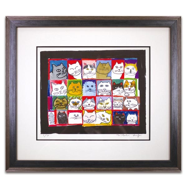 版画 「猫社会」 | 版画 | マンハッタナーズ オフィシャル