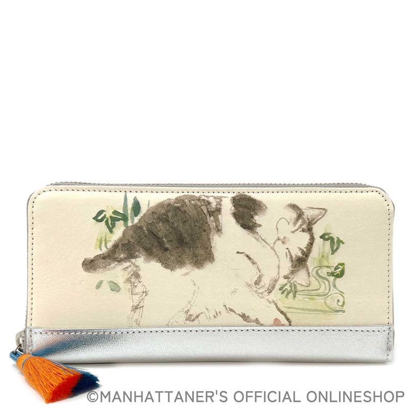 切房パース ラウンドファスナー長財布 「緩む」 | <FONT size=2 color