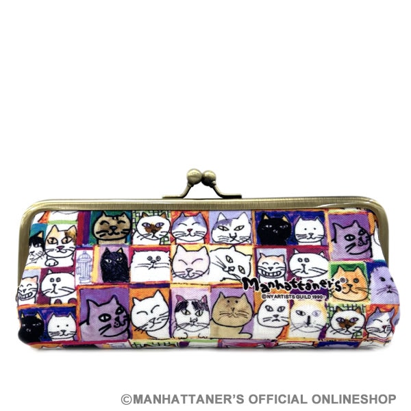 OKAMOTO'S オカモトズ　メガネケース　眼鏡ケース　ハマ・オカモト 楽天市場】猫のがま口メガネケース ボックス型 眼鏡ケース