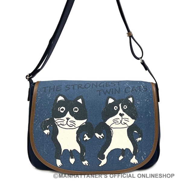 ベーカリー ショルダーバッグ 「最強の双子猫」 | すべての商品