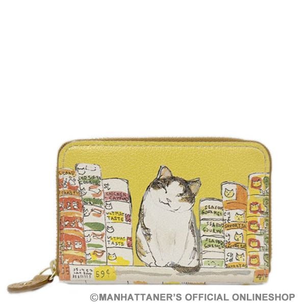 ピコパース ラウンド型コインケース「グルメ猫」 | 財布
