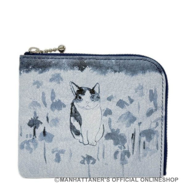 藍パース L字ファスナー財布「逍遥中」 | すべての商品