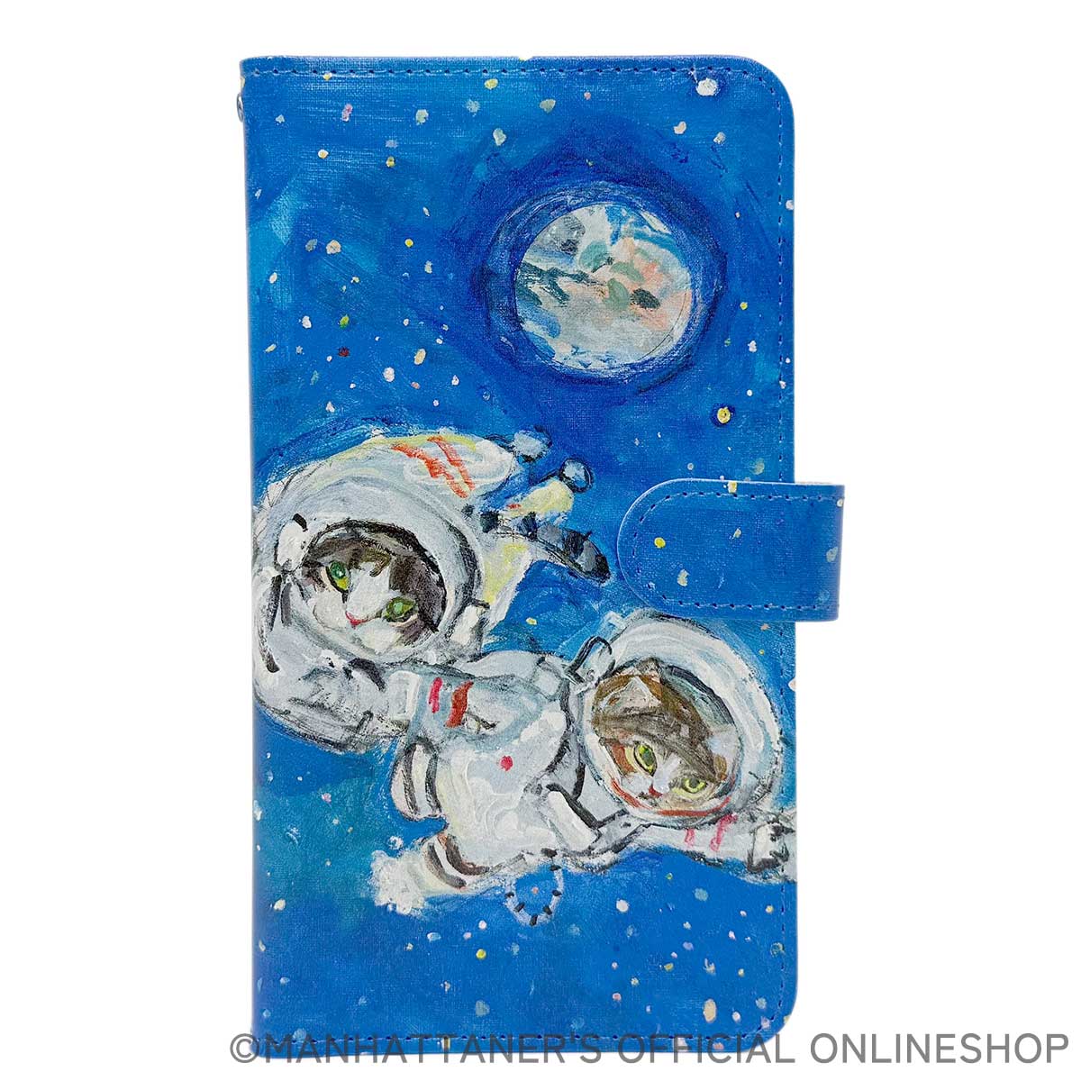 スマートフォンケース「猫の宇宙飛行士」 | ファッション雑貨