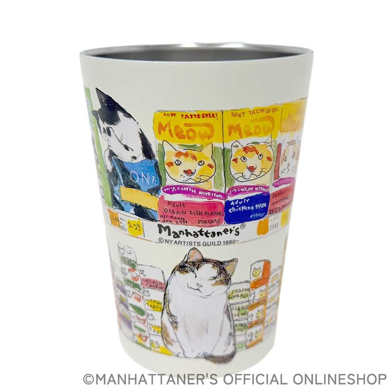 2WAYタンブラー（450ml）「グルメ猫」 | ホーム＆キッチン,タンブラー