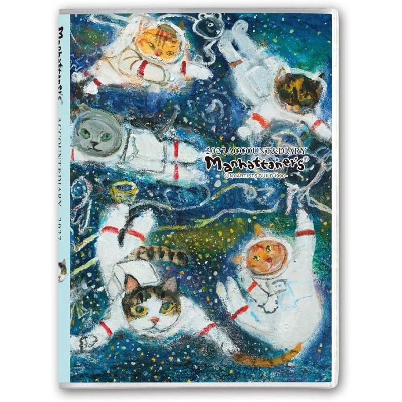マンハッタナーズ アカウント＆ダイアリー2027「宇宙猫と春の星座