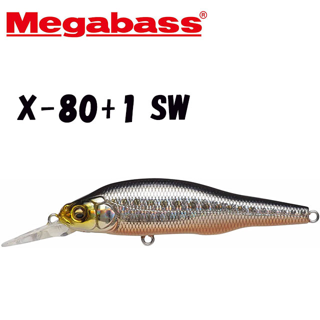メガバス X-80 +1SW | バスルアーから探す,ミノー・シャッド | Anglers