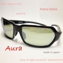 SMITHAURA BLACK X-LIGHT GREEN37 SILVERMIRROR