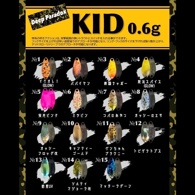 Deep Paradox KID 0.6g