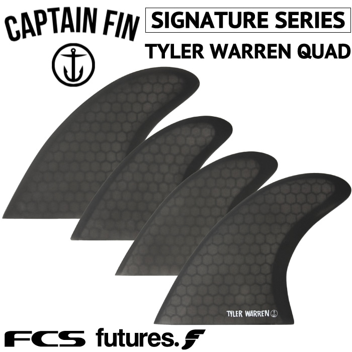 ショートボード用フィン CAPTAIN FIN CO. TYLER WARREN QUAD タイラー