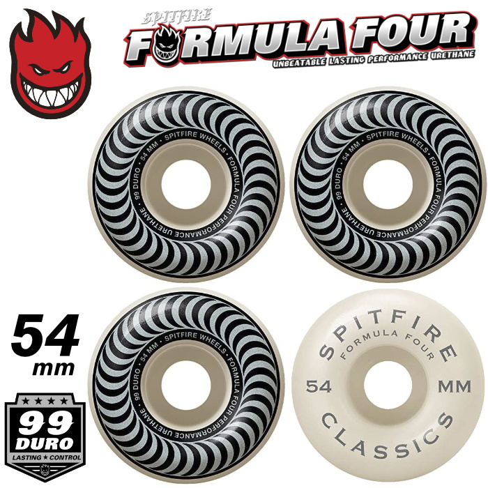 スケートボードウィール SPITFIRE スピットファイヤー F4 FORMULA FOUR