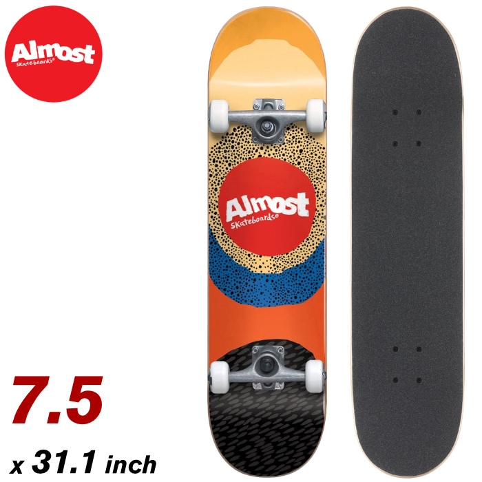 スケボー コンプリート スケートボード Almost オルモスト Radinate FP