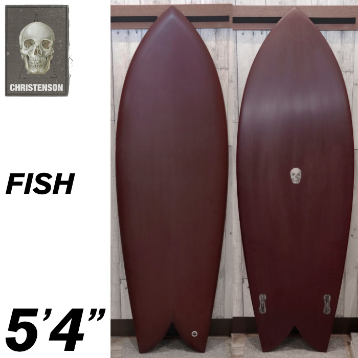 Christenson ツインフィッシュ　5.10 フィン付き TWIN FISH 5.10 [CHRISTENSON SURFBOARDS] |沖縄サーフィンショップ