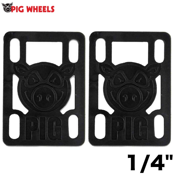 スケートボード スケボー ライザーパッド PIG WHEEL ピッグ RISERS PAD