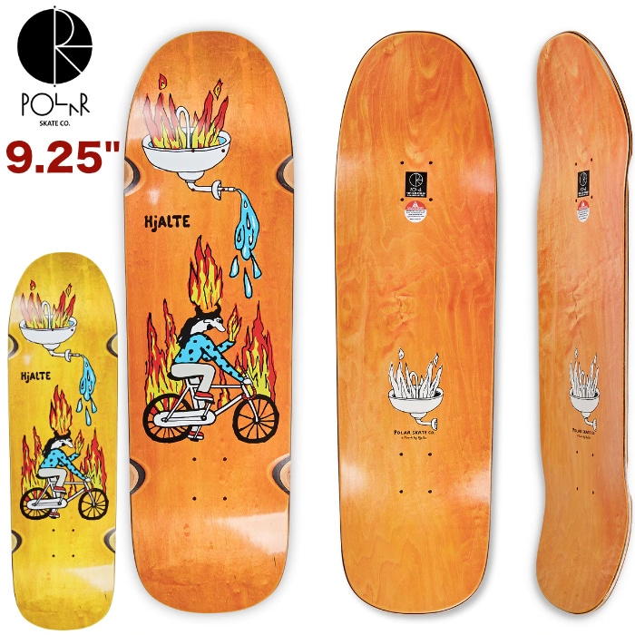 スケボー デッキ 単品 スケートボード POLAR ポーラー 9．25 HJALTE
